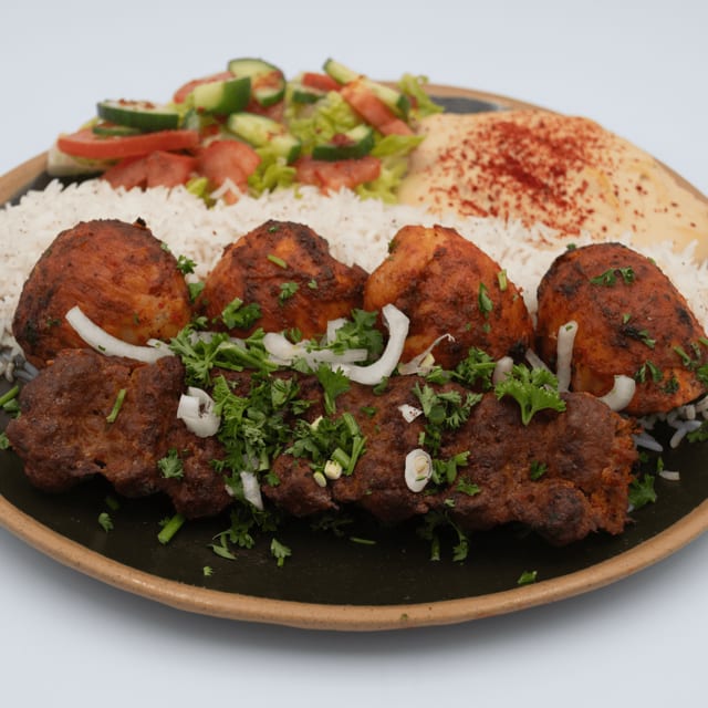 #20 Chicken Shish & Beef Lule Combo.