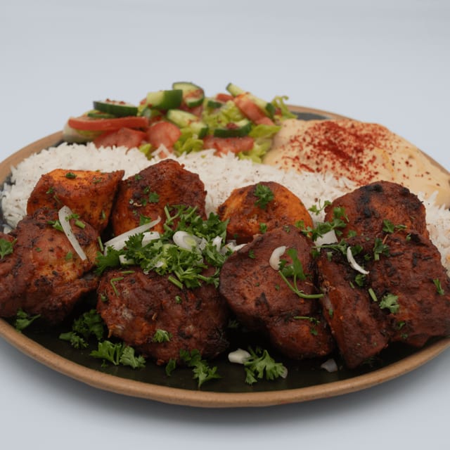 #25 Pork Shish & Chicken Breast Combo.
