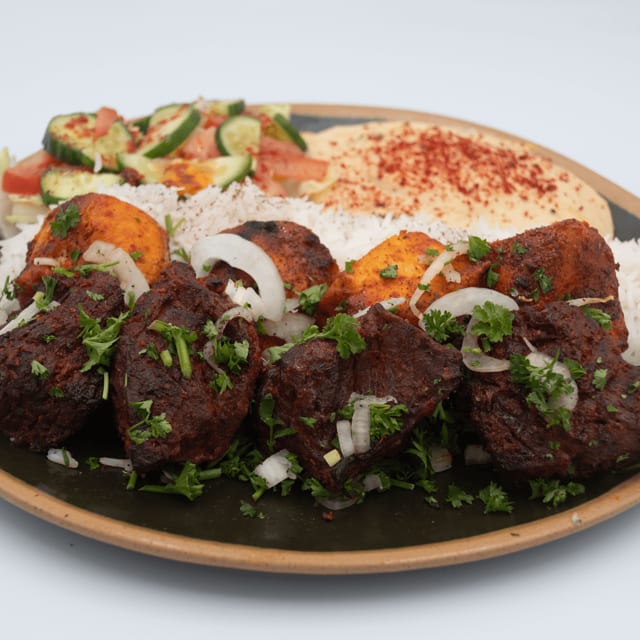 #17 Chicken Breast & Beef Shish Combo.