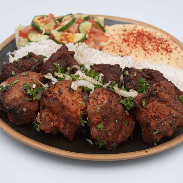 #22 Beef Shish & Pork Shish Combo.