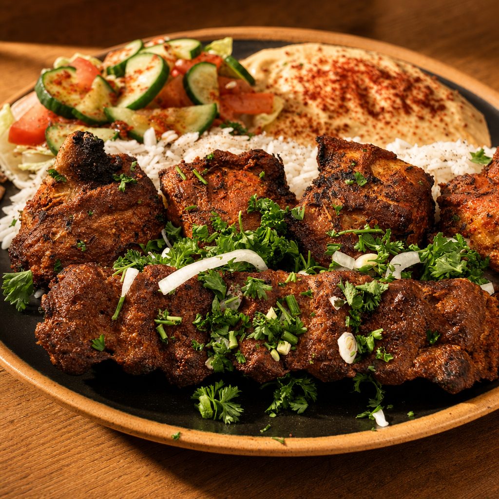 #26 Pork Shish & Beef Lule Combo.