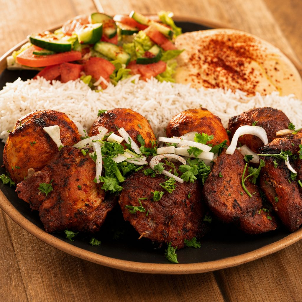 #14 Chicken & Pork Combo.