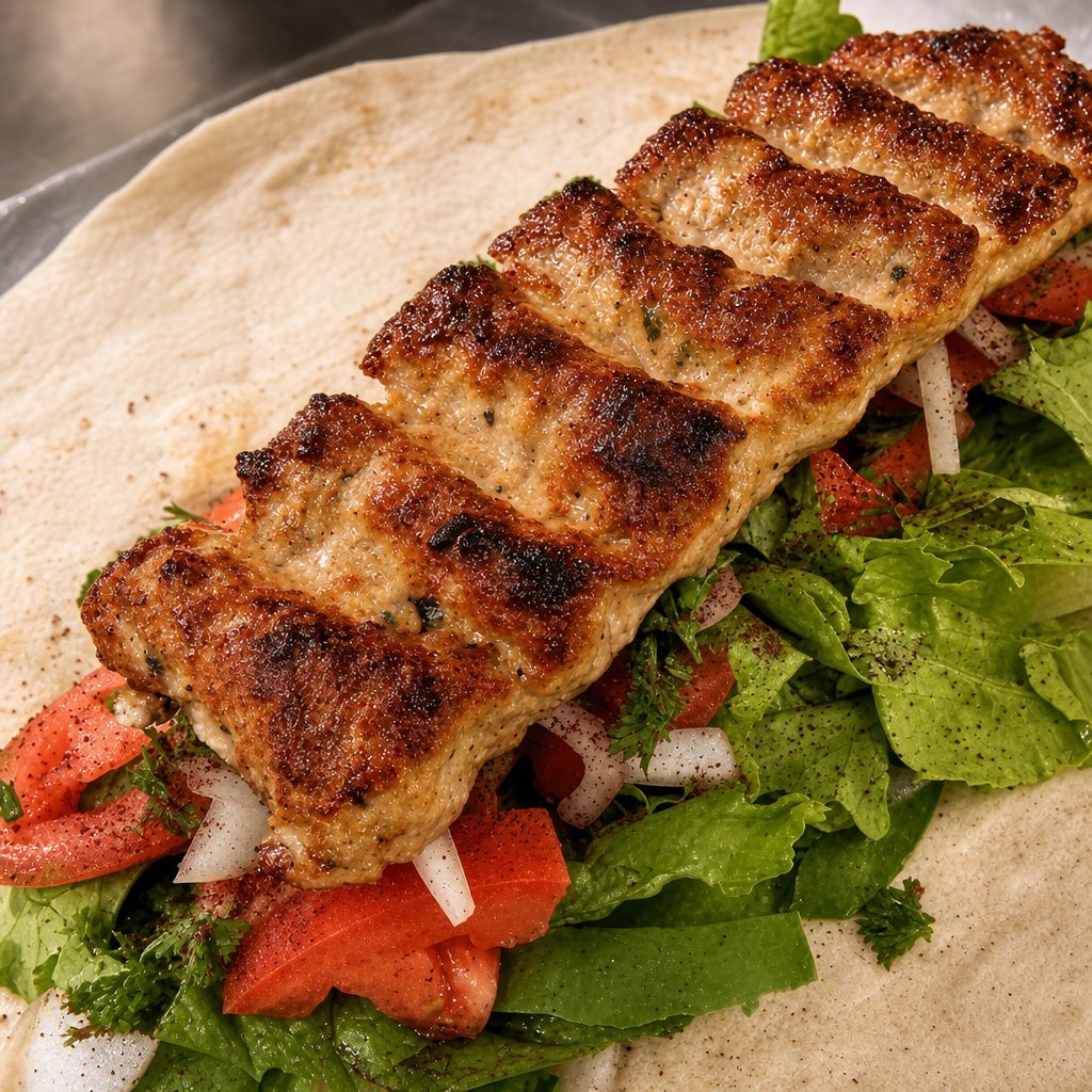 Chicken Lule Sandwich.