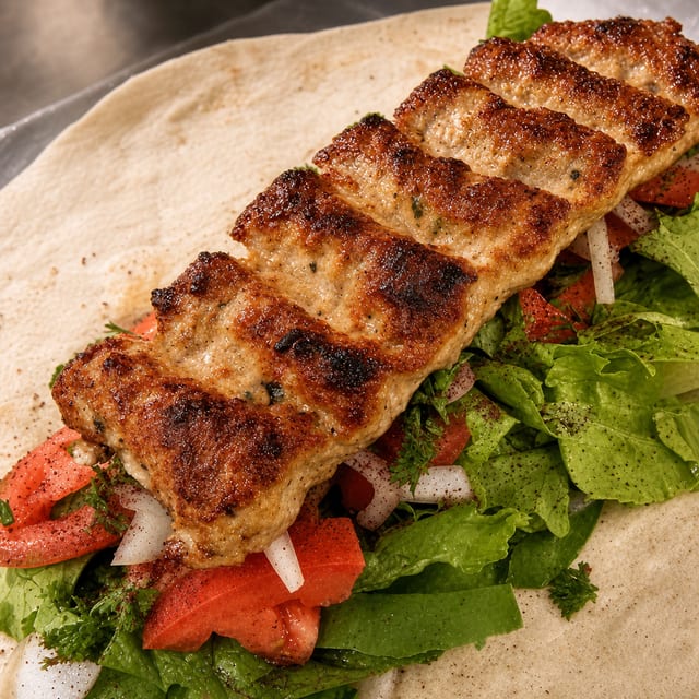 Chicken Lule Sandwich.