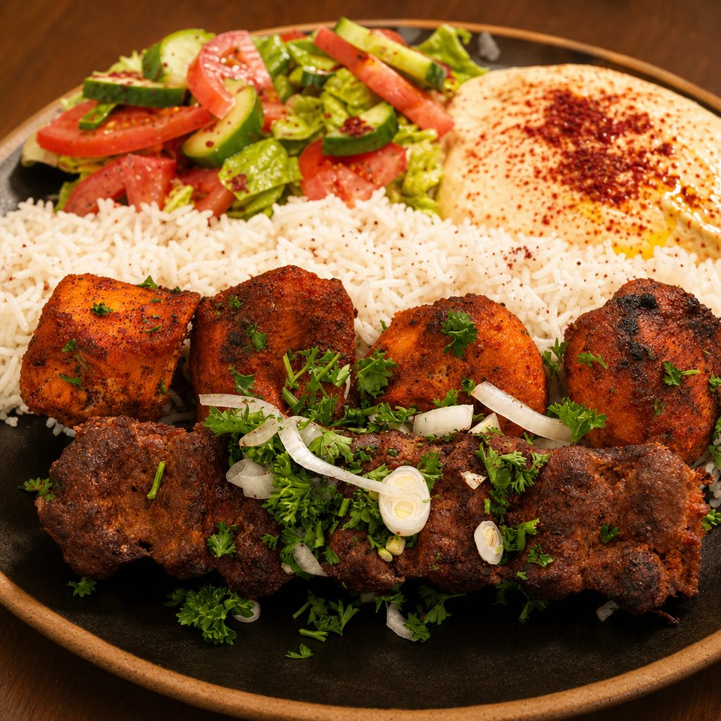 #18 Chicken Breast & Beef Lule Combo.
