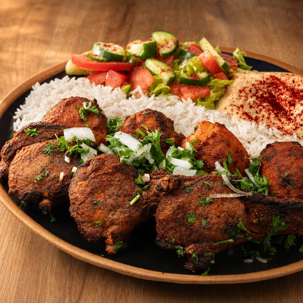 #29 Lamb Chop & Chicken Shish.