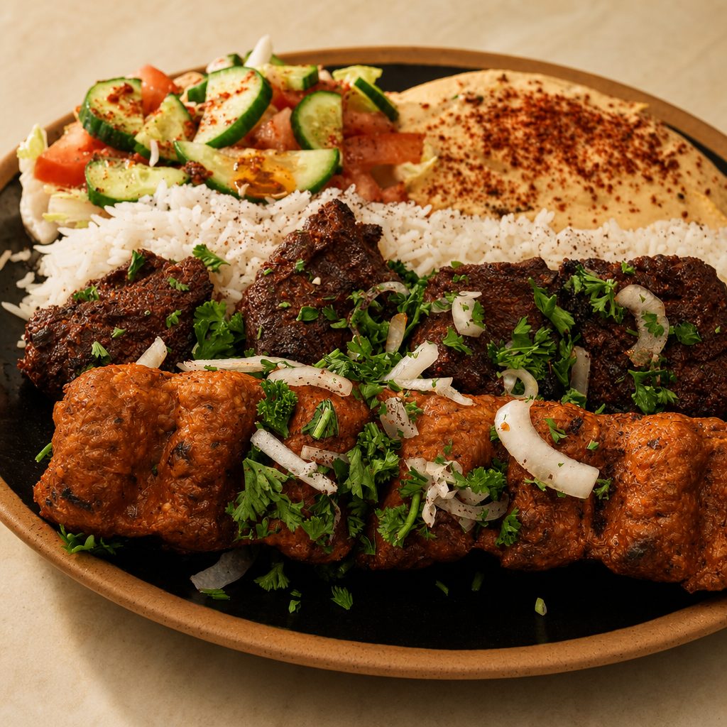 #24 Beef Shish & Chicken Lule Combo.