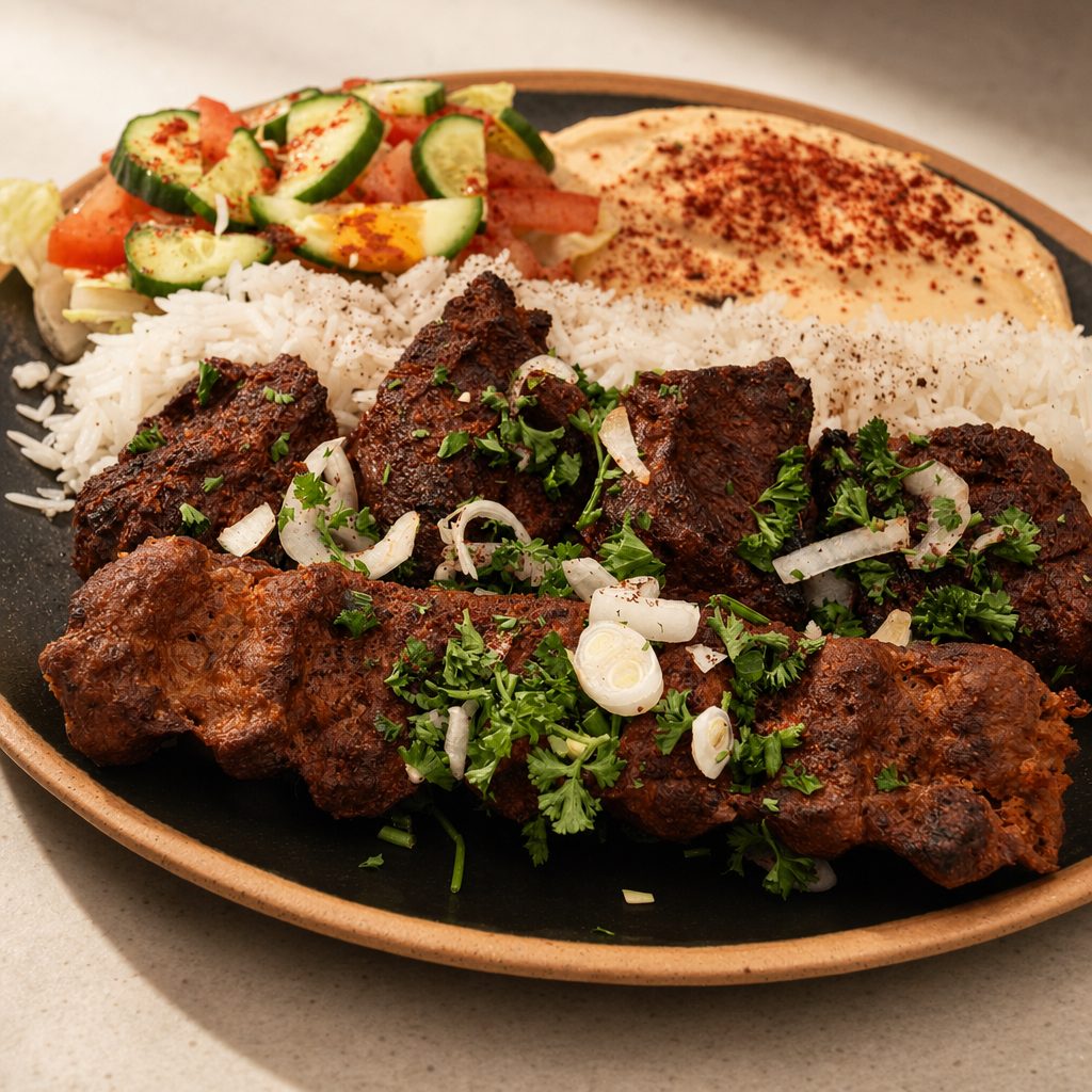 #23 Beef Shish & Beef Lule Combo.