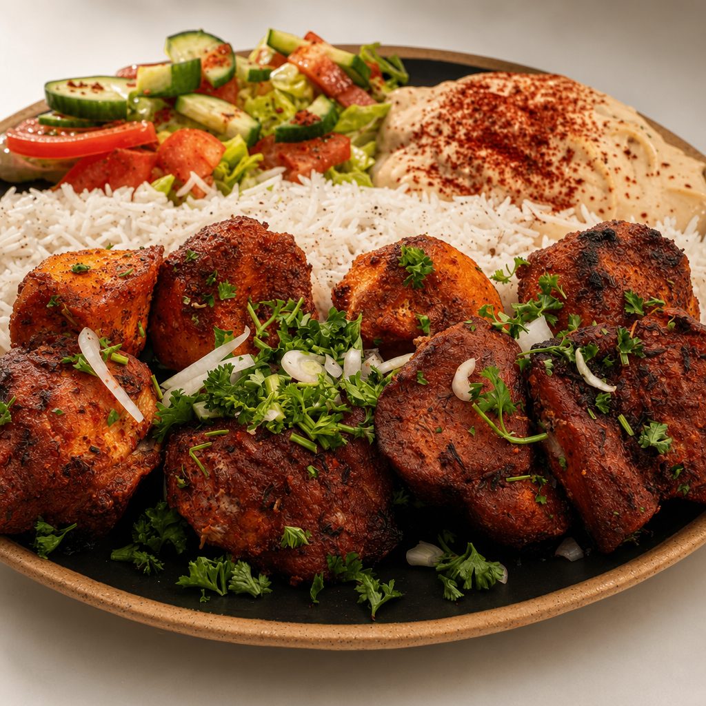 #25 Pork Shish & Chicken Breast Combo.