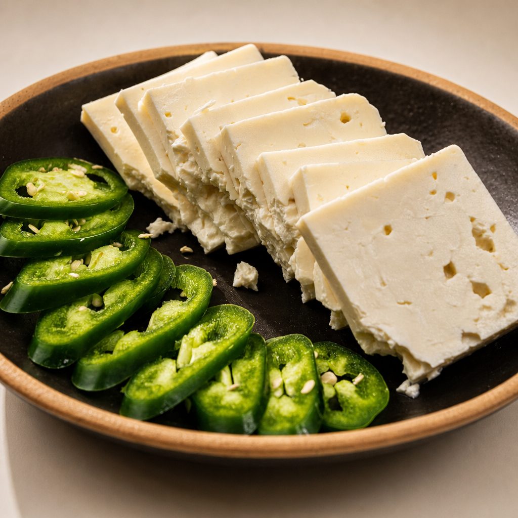 Feta & Jalapeños.